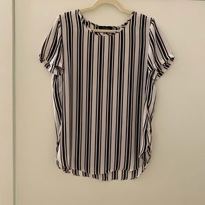 Black & white stripped blouse